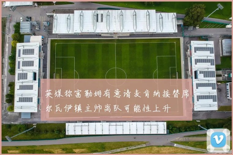 英媒称富勒姆有意请麦肯纳接替席尔瓦伊镇主帅离队可能性上升
